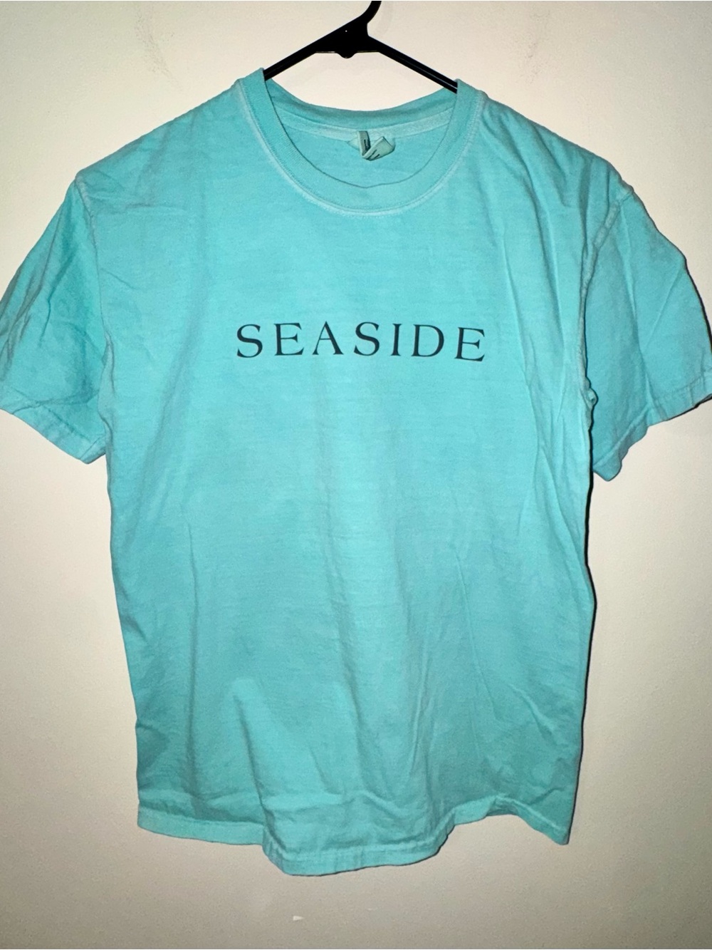 Comfort Colors Seaside Short Sleeve Shirt - Aqua Blue